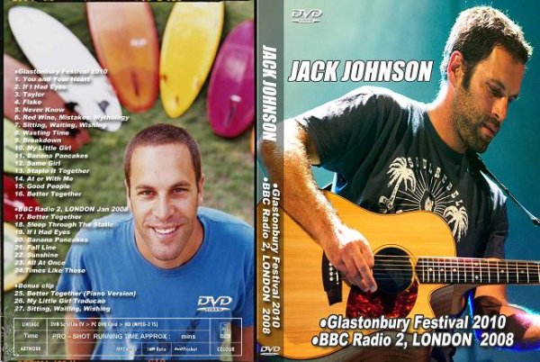 画像1: ジャック・ジョンソン グラストン2010+BBC(2)本立 Jack Johnson (1)