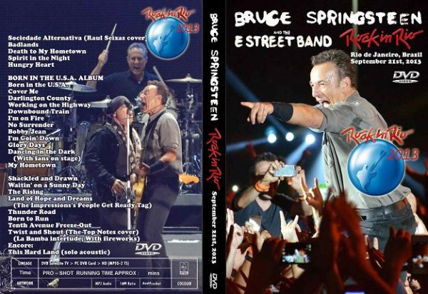 画像1: ブルース・スプリングスティーン  RIO 2013 Bruce Springsteen DVD (1)