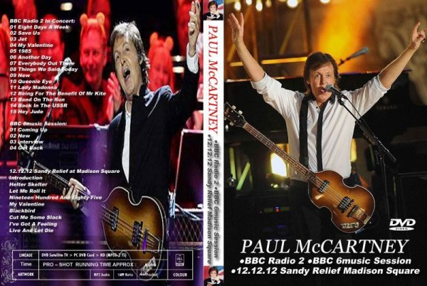 画像1: ポールマッカートニー2枚2013年BBC121212 Paul Mccartney (1)