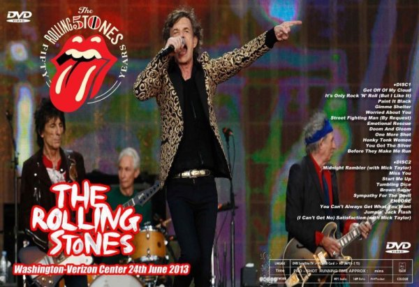 画像1: ローリング・ストーンズ2枚2013ワシントン Rolling Stones DVD (1)