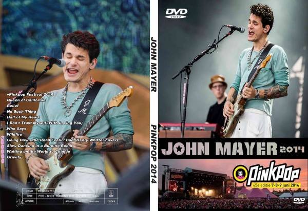 画像1: ジョン・メイヤー 高画質 Pinkpop 2014 John Mayer DVD (1)