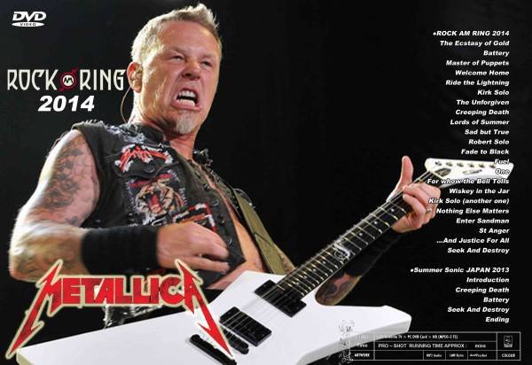 画像1: メタリカ DL ROCK AM RING 2014+サマソニ METALLICA DVD (1)