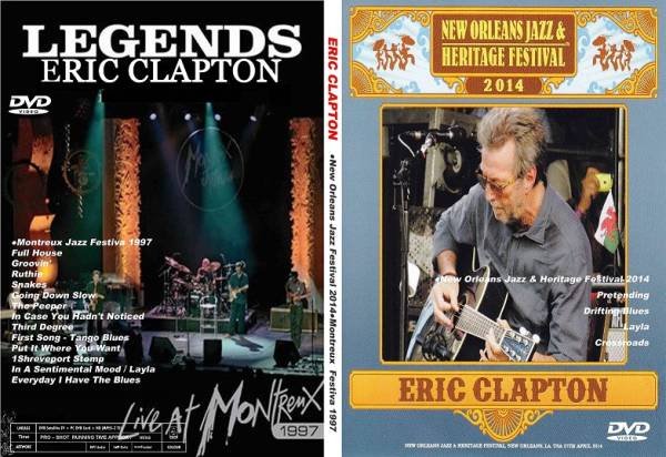画像1: エリッククラプトン 2014New Orl+1997Montreux Eric Clapton DVD (1)