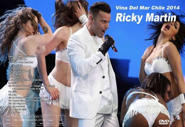 画像1: リッキーマーティン 2014 チリ超高画質 Ricky Martin DVD (1)