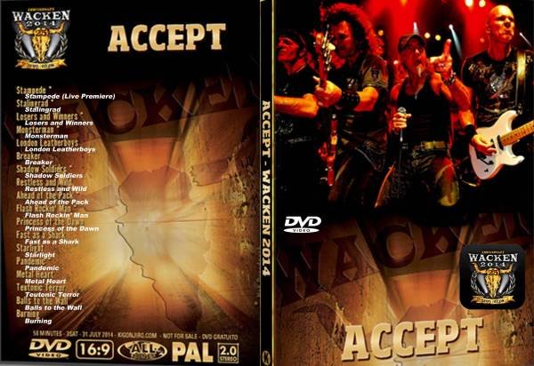 画像1: アクセプト Wacken 2014 ACCEPT DVD (1)