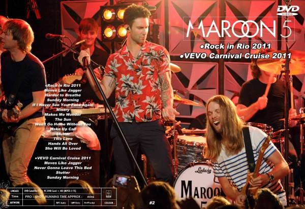 マルーン5 全超高画質極上プロライブ MAROON 5 DVD #2 - souflesｈ