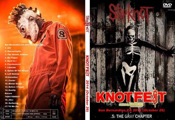 画像1: スリップノット 2014 KNOTFEST 2日目 超高画質 SLIPKNOT DVD (1)
