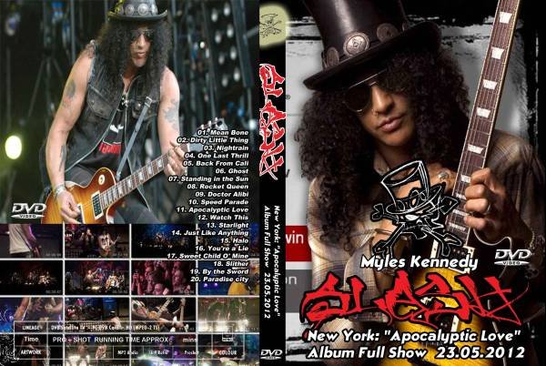 画像1: SLASH 3 New York 2012 Slash Guns N Roses DVD (1)