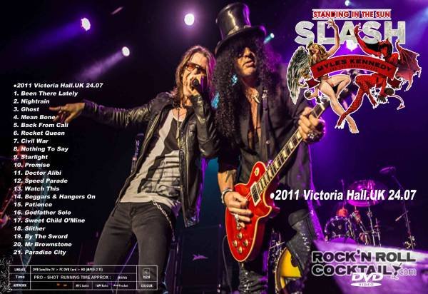 画像1: SLASH 8 Victoria Hall 2011 検 Guns N Roses DVD (1)