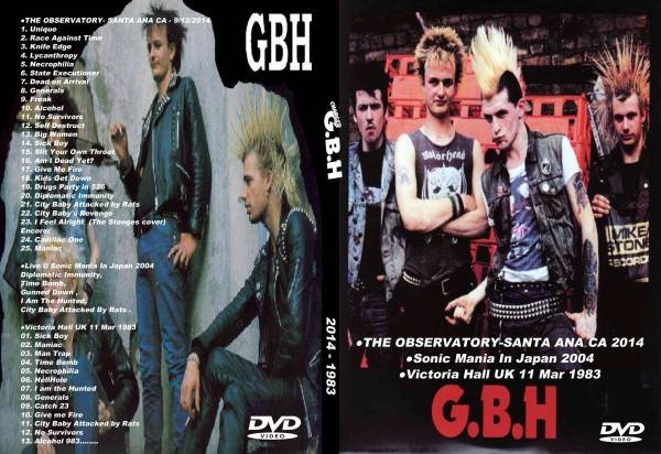 画像1: G.B.H 新旧3本2014-1983 GBH DVD 検索 Discharge Rancid (1)
