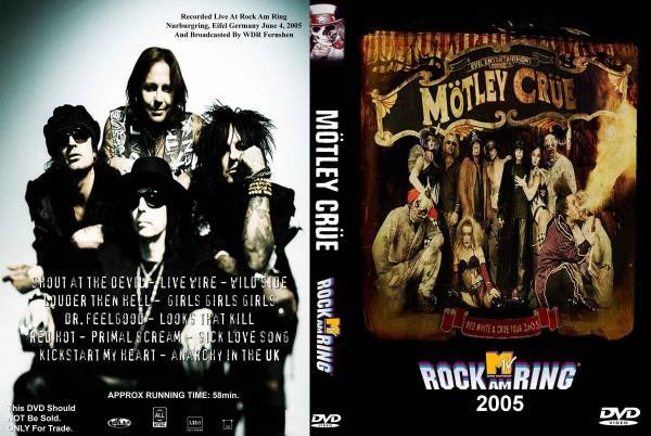 画像1: 12 モトリークルー ROCK AM RING 2005 MOTLEY CRUE DVD (1)