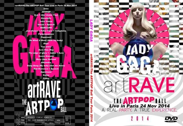 画像1: レディーガガ MP3CD付 2014 プロショット パリ Lady Gaga DVD (1)