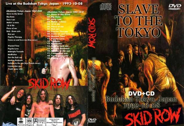 画像1: スキッドロウ CD付 JAPAN 1992 武道館 Skid Row DVD (1)