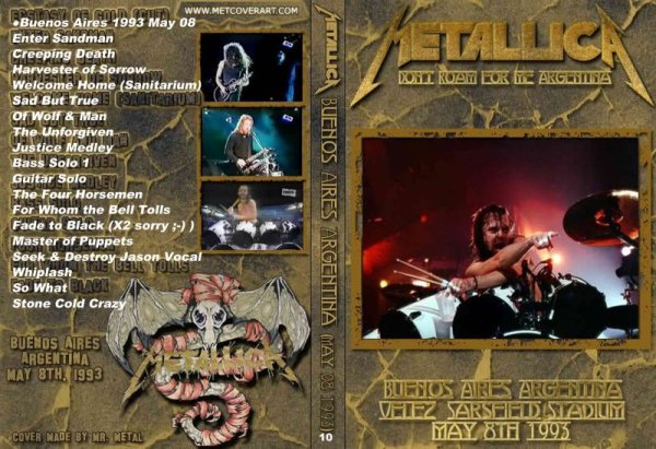 画像1: 10 メタリカ Buenos Aires 1993 METALLICA DVD (1)