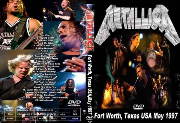 画像1: 16 メタリカ テキサス1997 高画質 Metallica DVD (1)
