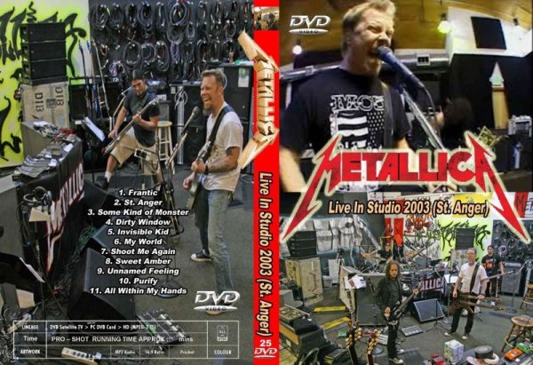 画像1: 25 メタリカ Live In Studio 2003 Metallica DVD (1)