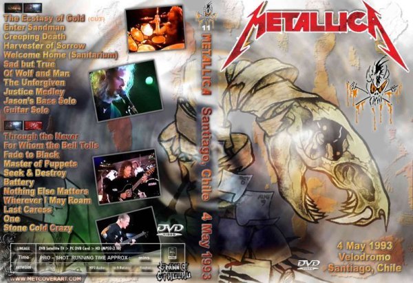 画像1: 11 メタリカ チリ全盛期 1993 Metallica DVD (1)