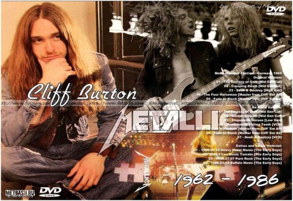 画像1: 1 メタリカ 初期レア映像ドイツ85'クリフバートン Metallica DVD (1)