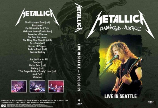 画像1: 4 メタリカ 1989年シアトル最盛期 METALLICA DVD (1)