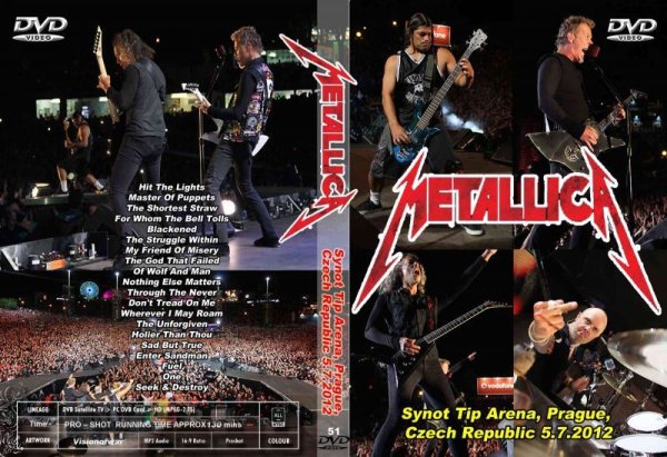 画像1: 51 メタリカ プラハ2012 BLACK ALBUM完全再現 Metallica DVD (1)