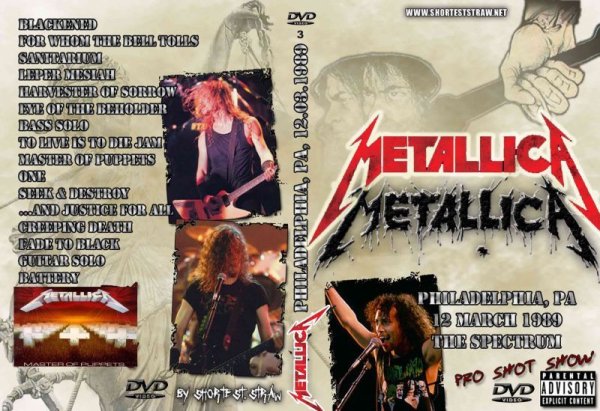 画像1: 3 メタリカ 1989年フィラデルフィア最盛期 METALLICA DVD (1)