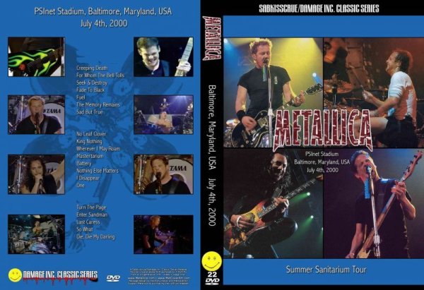 画像1: 22 メタリカ Baltimore 2000 METALLICA DVD (1)