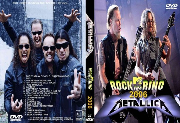 画像1: 27 メタリカ Rock Am Ring 2006 METALLICA DVD (1)