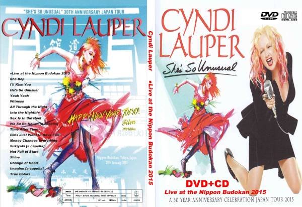 画像1: シンディ・ローパー CD付 2015武道館 Cyndi Lauper DVD (1)