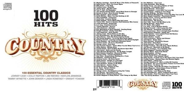 画像1: 21■100 Hits-Country MP3CD オムニバス Elvis Presley CD (1)