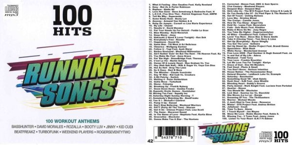 画像1: 42■100 Hits-Running Songs オムニバス MP3CD CD (1)