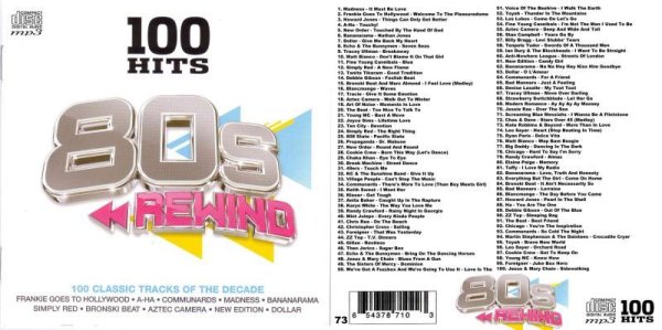 画像1: 73■100 Hits-80's Rewind A-Ha Bananarama ZZ Top MP3CD (1)