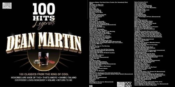 画像1: 88■147曲ディーンマーティン Dean Martin 100 Legend MP3CD (1)