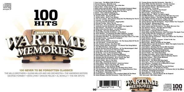 画像1: 90■100 Hits-Wartime Memories Vera Lynn Frank Sinatra MP3CD (1)