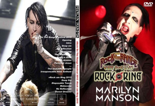 画像1: マリリンマンソン RING 2015 + Range 2015 Marilyn Manson DVD (1)
