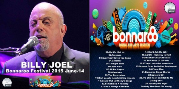 画像1: ■ビリー・ジョエル ボナルー2015 Billy Joel MP3CD (1)
