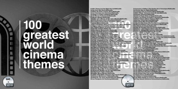 画像1: 245■100 Greatest World Cinema Themes MP3CD (1)