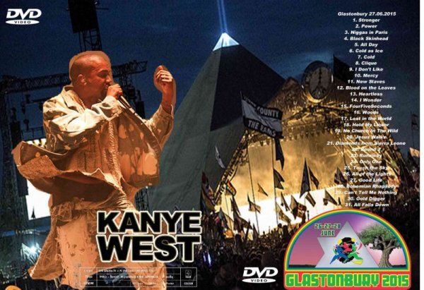 画像1: カニエ・ウェスト 2015グラストンベリ- Kanye West DVD (1)