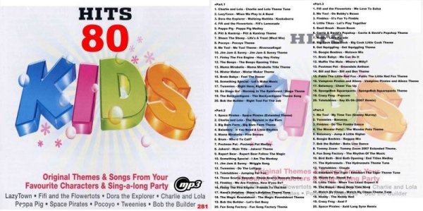 画像1: 281■80 Hits Kids MP3CD (1)