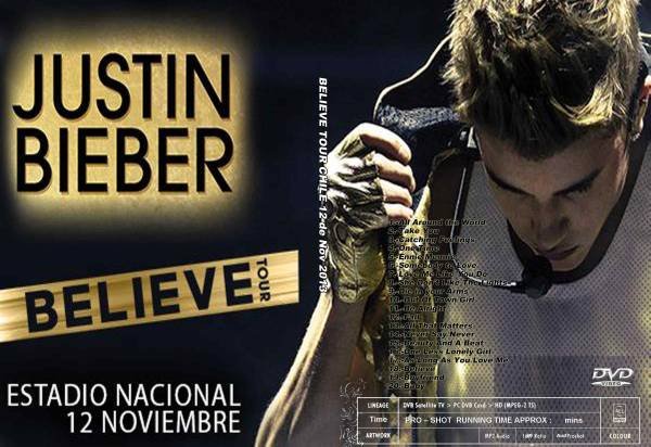ジャスティンビーバー 13チリ高画質ライブ Justin Bieber Dvd Souflesｈ 音楽工房