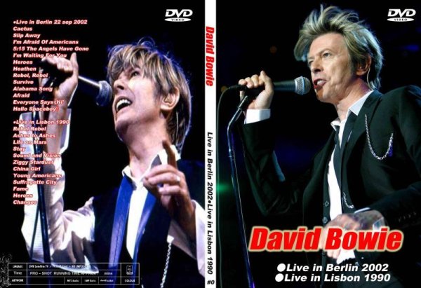 画像1: デヴィッドボウイ Berlin2002 Lisbon 1990 DAVID BOWIE #0 DVD (1)