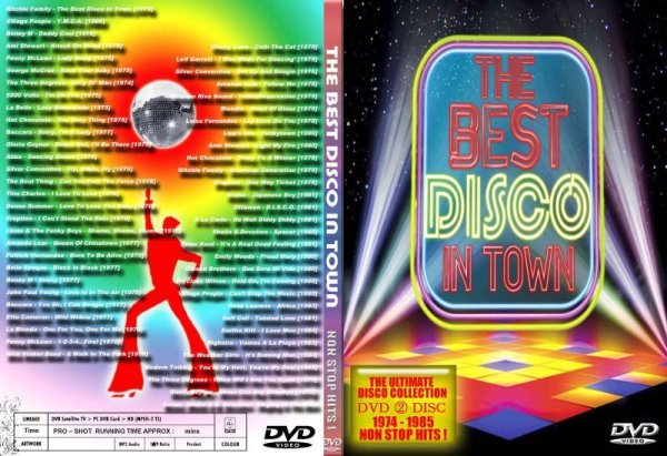 画像1: 2枚組 高画質ディスコ 1974-1985 BEST DISCO IN TOWN DVD (1)