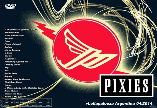 画像1: ピクシーズ Lollapalooza 2014 Pixies DVD (1)