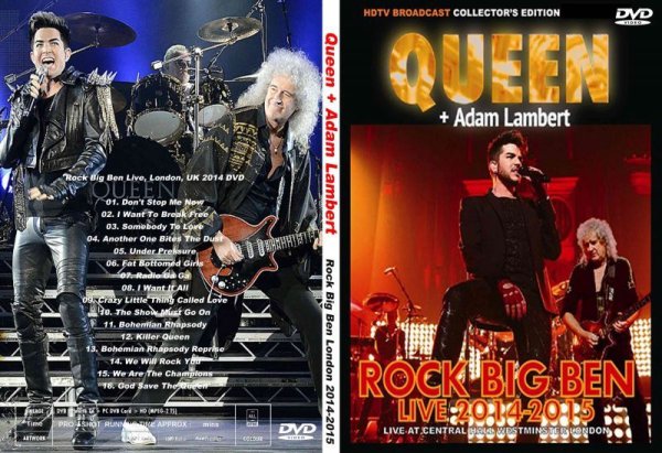 画像1: 10 Queen + Adam Lambert ロンドン 2014-2015 クイーン DVD (1)