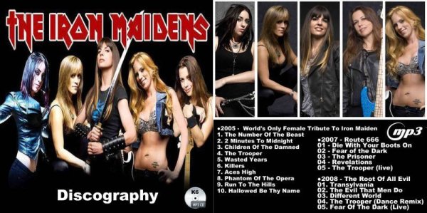 画像1: K6■The Iron Maidens Discography MP3CD 女アイアンメイデンズ (1)