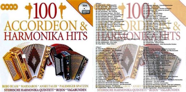 画像1: 324■100 Accordeon & Harmonika Hits MP3-CD (1)