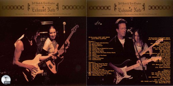 画像1: N7■ジェフ・ベック エリック・クラプトン EXHAUST NOTE Jeff Beck Eric Clapton MP3-CD (1)