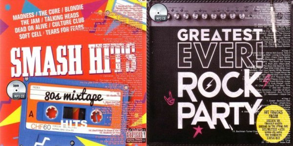 画像1: 389■カップリング Smash Hits 80's Mixtape + Greatest Ever Rock Party MP3CD (1)