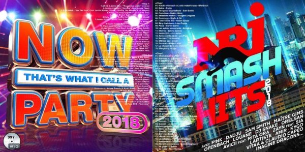 画像1: 397■カップリングNow That's What I Call A Party 2018 + NRJ Smash Hits 2018 Maroon 5 Justin Bieber Pitbull MP3-CD (1)