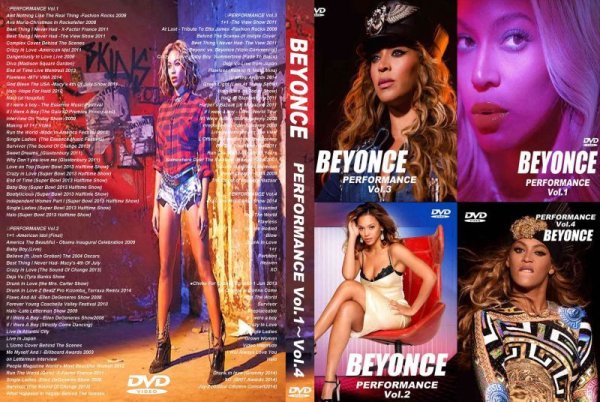 画像1: ビヨンセ 4枚超プレミアムパフォーマンス集 全高画質 Beyonce DVD (1)