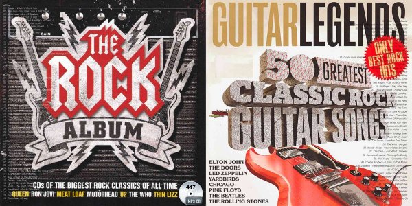 画像1: 417■カップリングThe Rock Album +Greatest Classic Rock Guitar Songs Queen Rolling Stones Grand Funk CD (1)